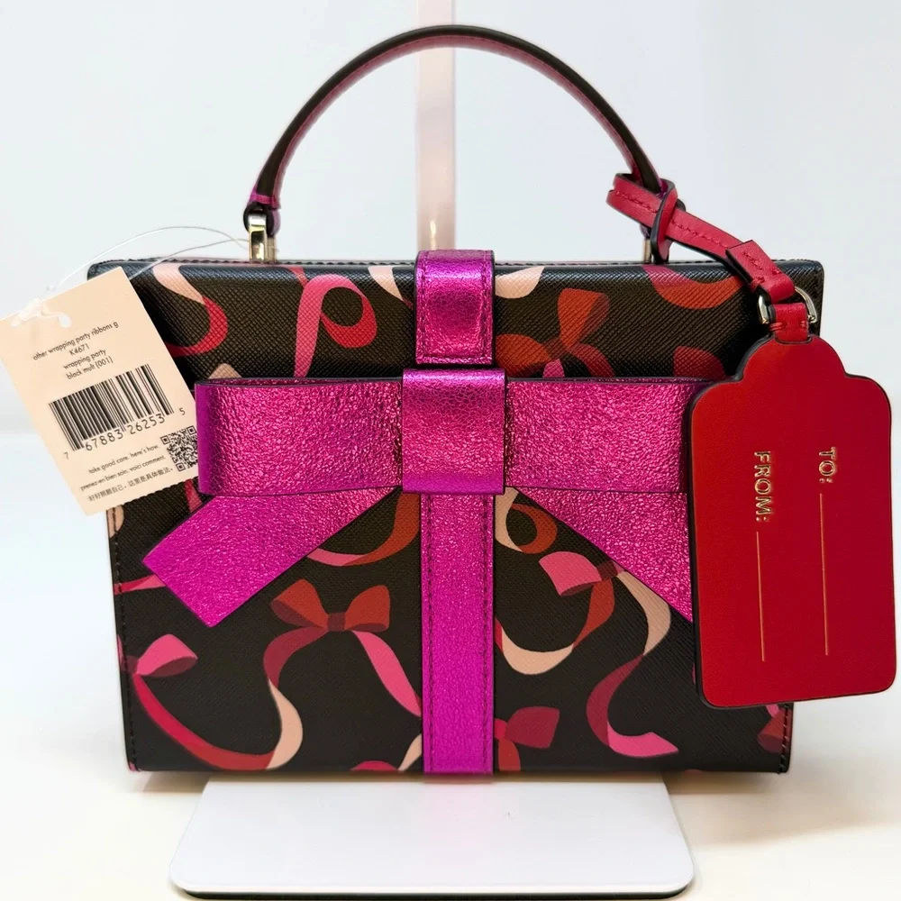 Kate Spade New York Wrapping Party Gift Box Crossbody bag NWT